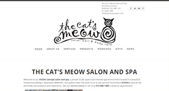 Desktop Screenshot of catsmeowsalon.com